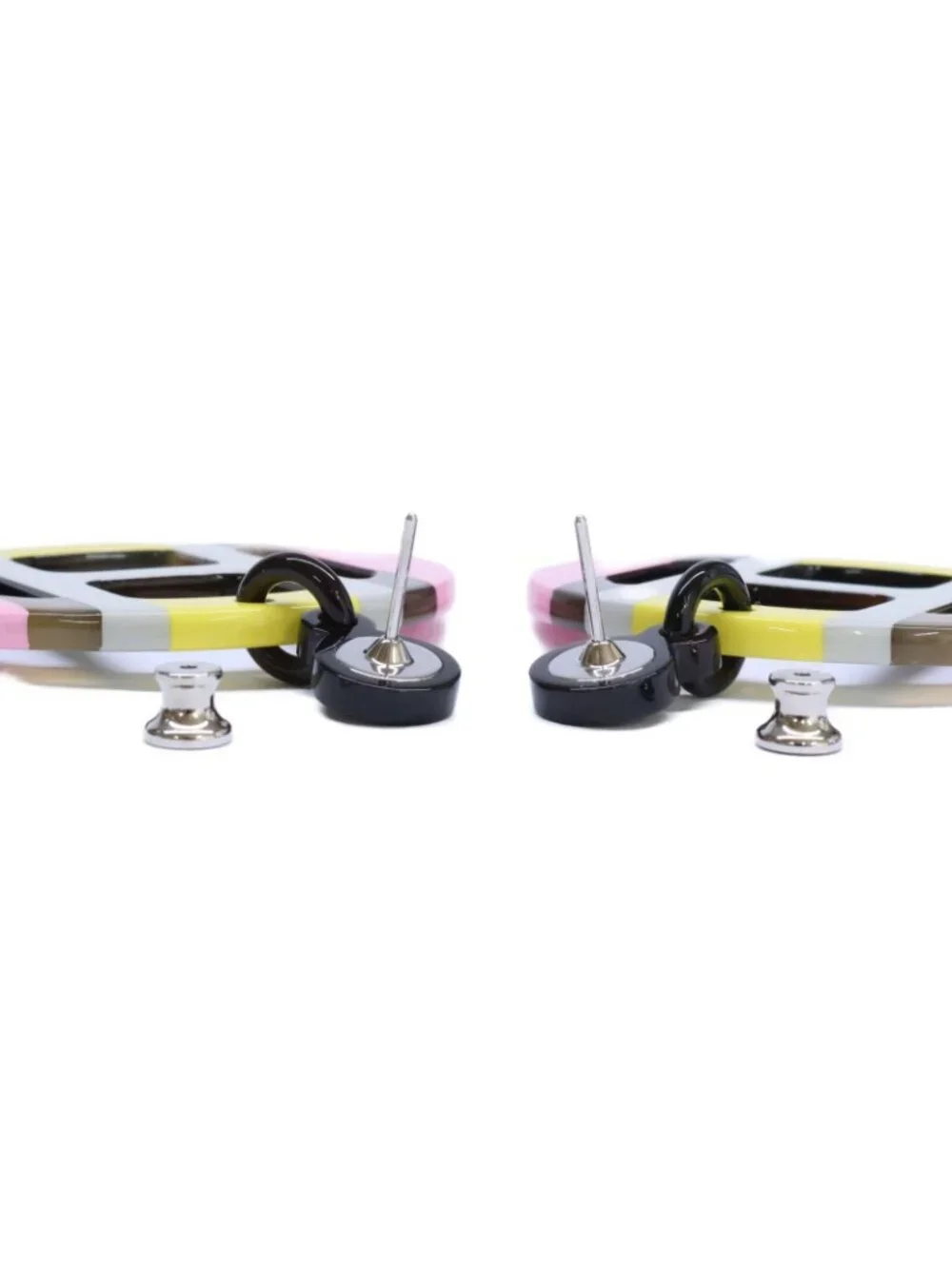 Hermes Equipe Earring Gray